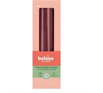 Bolsius Galda sveces 4gab.kastē 245/24mm tumši sarkanas