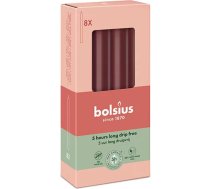 Bolsius Galda sveces 8gab.kastē 170/20mm tumši sarkanas