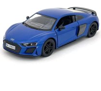 Kinsmart automašīna, 2020 Audi R8 Coupé, zila