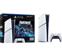 Sony Playstation 5 Slim 1TB Digital Edition (PS5) White Fortnite Cobalt Star Bundle