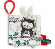 Sensillo BLACK&WHITE TEXTILE BOOK OWL