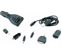 Bottari Auto telefona lādētājs ar 6 adapteriem dažādiem telefona modeļiem 12V "PHONE CHARGER"