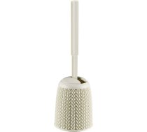Curver Tualetes poda birste ar turētāju Knit Ø14x43cm balts