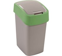 Curver Atkritumu spainis Flip Bin 25L sudraba/zaļš