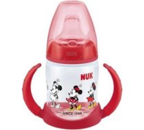 NUK ZE-104 Zestaw FC Butelka 150ml z uchwytami i wskaźnikiem temperatury DISNEY MYSZKA MIKI+ustnik silikonowy niekapek gratis