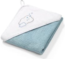 Babyono Frotē dvielis ar kapuci 144/09 blue (85x85 cm)