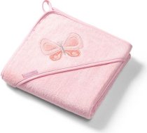 Babyono Bambusa dvielis ar kapuci 100x100 cm 346/04 pink [A]