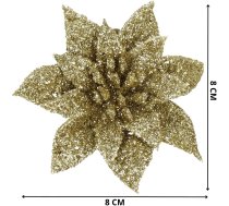 Springos Ziemassvētku rotājums "Poinsettia" Springos CA0725 11x11 cm