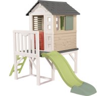 Smoby mājiņa uz pāļiem ar slidkalniņu