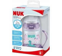 NUK ZE-105 Zestaw FC Butelka 150ml z uchwytami i wskaźnikiem temperatury+ustnik silikonowy niekapek gratis