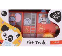 Trefl 61786 Zabawka drewniana Magnetic vehicle - Fire truck Tiny