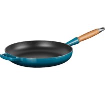 Le Creuset Čuguna panna ar koka rokturi Ø28cm zila