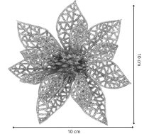Springos Ziemassvētku rotājums "Poinsettia" Springos CA0726 11x11 cm