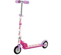 Bimbo Bike Bērnu skūteris 12" ar regulējamu T-stieni "UNICORN", balts/rozā