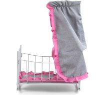 Milly Mally Łóżeczko-Kołyska dla lalek Lily z baldachimem Prestige Pink