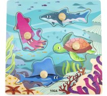 VIGA Koka puzle Sea Animals 44594