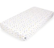 Cebababy Palags jersī ar gumiju YELLOW STARS 120x60 cm  Ceba Baby 823-120 [A]