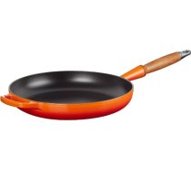 Le Creuset Čuguna panna ar koka rokturi Ø28cm oranža