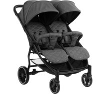 Twin stroller Happy 2 Dark Grey 2023