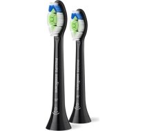 Philips Sonicare Optimal White birstes uzgaļi (2gab.), melns - HX6062/88