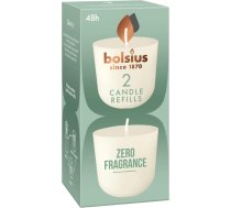 Bolsius Sveces Clean Light uzpildes sveces 2 gab 0% fragrance