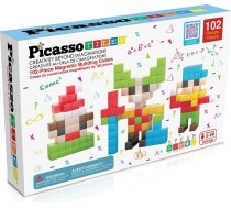 Picasso Tiles Magnētiskais konstruktors magnētiskie kubi 102 detaļas, PMC102