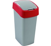 Curver Atkritumu spainis Flip Bin 45L sudraba/sarkana