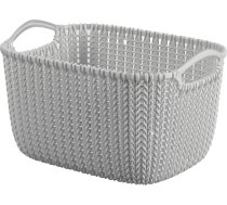 Curver Grozs Knit S taisnstūris 8L 30x22x17cm gaiši pelēks