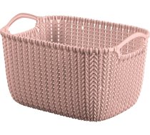 Curver Grozs Knit S taisnstūris 8L 30x22x17cm rozā