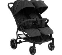 Twin stroller Happy 2 Black 2023