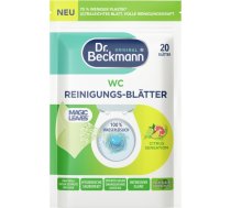 Dr.beckmann Tualetes tīrīšanas līdzekļa loksnes Magic Leaves Citrus Sensation 20 gab.