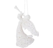 Springos Ziemassvētku rotājums balts eņģelītis eglītei Springos CA0049 16,5 cm