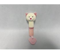 Tulilo AXIOM 9425 Zabawka z dźwiękiem Miś różowy z serduszkowym noskiem 17 cm