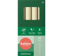 Bolsius Galda sveces 8gab.kastē 170/20mm pērļu
