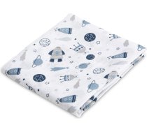 Sensillo MUSLIN SWADDLE BLANKET – COSMOS, 70x80