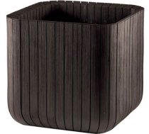 Keter Puķu pods Cube Planter S brūns