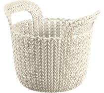 Curver Grozs Knit XS apaļš 3L 23x19x19cm balts