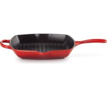 Le Creuset Čuguna grillpanna kvadrātveida 26x26cm sarkana