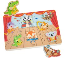 Viga Puzzle Dźwiękowe Dopasuj Muzykujące Zwierzęta