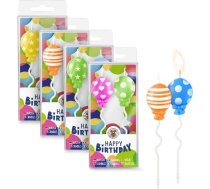 Trendhaus Birthday Fun - Svecītes - Baloni (2 gab., 4 dizaini)