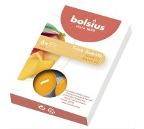 Bolsius Tējas sveces arom. 6 gab.True Scents mango