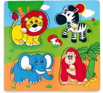 Viga Flat Puzzle - Wild Animals 59563