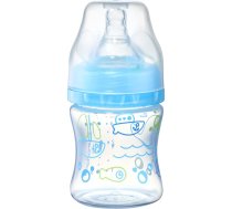 Babyono Anti colic wide neck plastic bottle, 120 ml blue 402/03