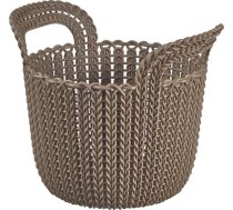 Curver Grozs Knit XS apaļš 3L 23x19x19cm brūns