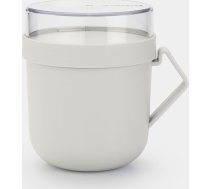 BRABANTIA Make & Take zupas kārba, 0.6L, light grey