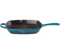 Le Creuset Čuguna grillpanna kvadrātveida 26x26cm zila