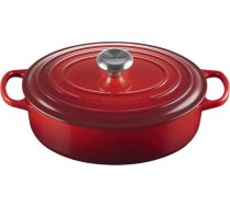 Le Creuset Čuguna katls ovāls Ø27cm / 3,4L sarkans