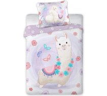 BEDDING SET PRZYTULAKI/CUDDLES 013 LAMA 100X135+40X60 COTTON.