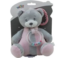 91092 muzikālā mantiņa Lācītis, rozā, 18 cm