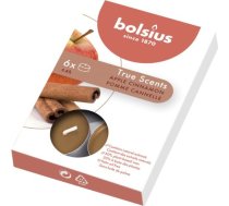 Bolsius Tējas sveces arom. 6 gab.True Scents apple cinnamon